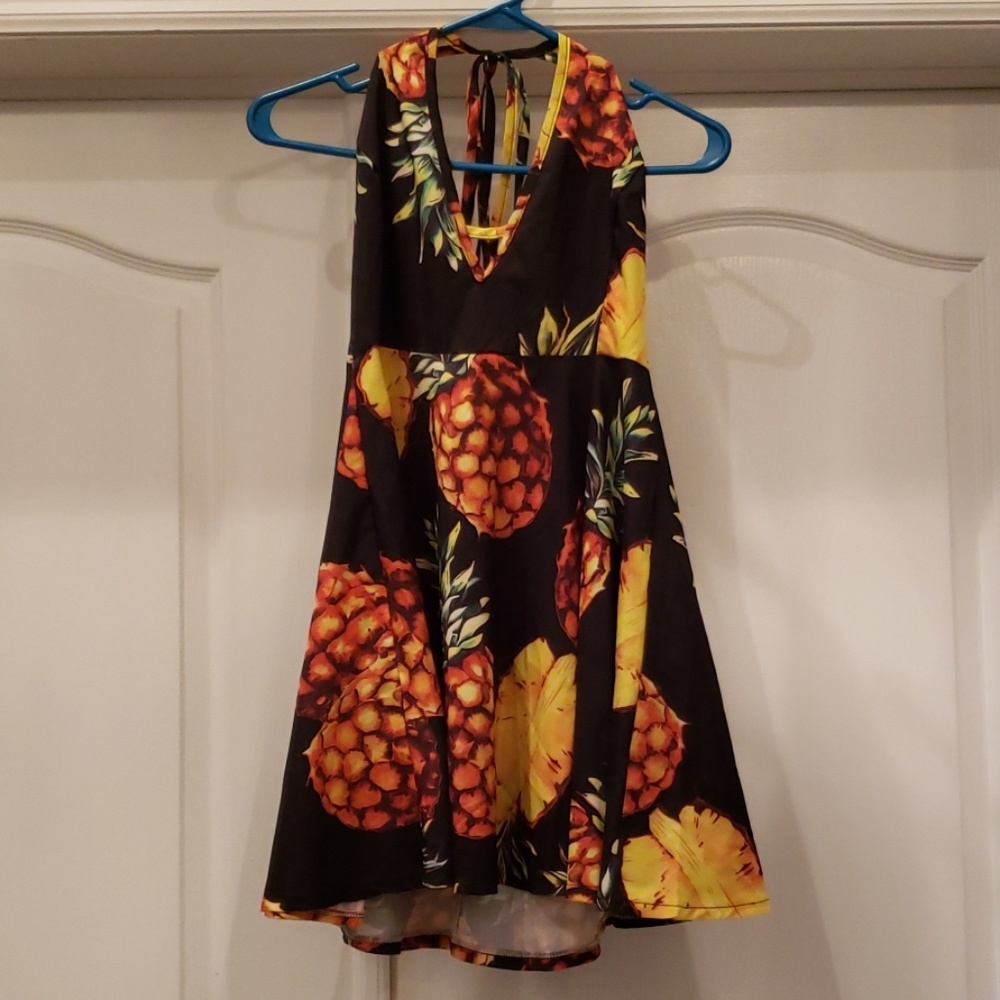 Halter Pineapple Dress